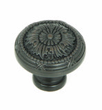 CP2020-OB   Oil Rubbed Bronze Floral Cabinet Knob