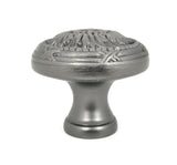 CP2020-WEN   Weathered Nickel Floral Cabinet Knob