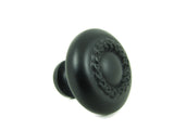 CP3027-MB   Matte Black Rope Cabinet Knob