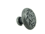 CP3041-SI   Swedish Iron Leaf Cabinet Knob