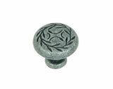 CP3041-SI   Swedish Iron Leaf Cabinet Knob