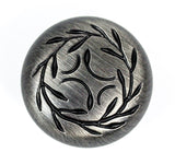 CP3041-WEN Weathered Nickel Leaf Cabinet Knob