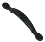 CP3042-MB   Matte Black Leaf Cabinet Pull