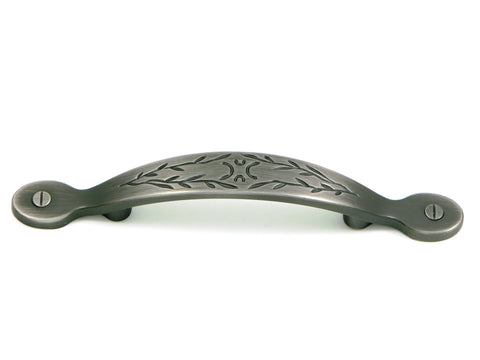 CP3042-WEN  Weathered Nickel Leaf Cabinet Pull