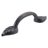 CP3081-OB  Oil Rubbed Bronze Leaf Cabinet Pull