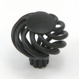 CP38-MB   The Matte Black Cornwall Birdcage Cabinet Knob