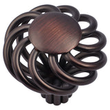 CP38-OB   Oil Rubbed Bronze Cornwall Birdcage Cabinet Knob