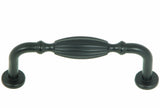 CP5210-MB   Matte Black Fluted Tudor Cabinet Pull