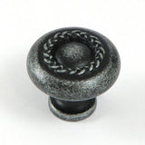 CP3027-SI   Swedish Iron Rope Cabinet Knob