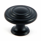 CP1398-MB   Matte Black Three Ring Cabinet Knob