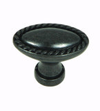 CP80104-BA   Antique Black Austin Cabinet Knob