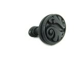 CP81097-BA   Antique Black Oakley Cabinet Knob