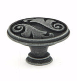 CP81097-SI   Swedish Iron Oakley Cabinet Knob