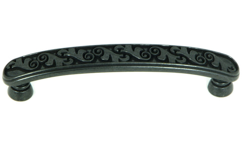 CP81098-BA   Antique Black Oakley Cabinet Pull