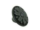 CP81521-BA   Antique Black Mayflower Cabinet Knob