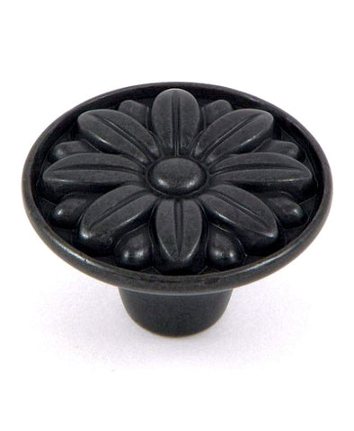 CP81521-BA   Antique Black Mayflower Cabinet Knob