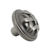 CP82115-WEN   Weathered Nickel Cross Flory Cabinet Knob