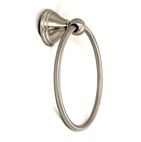 SMB15760-SN - Towel Ring in Satin Nickel Finish, Lancaster Collection