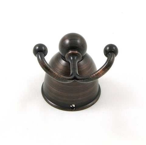 SMBH7402-OB - Double Robe Towel Hook in Oil Rubbed Bronze, Alexandria –  Stone Mill Hardware