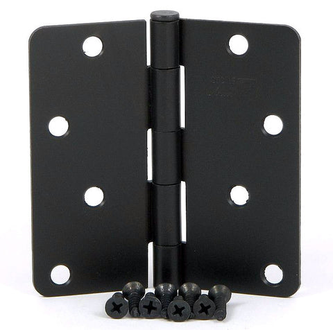 SMH4014-OB   4" Oil Rubbed Bronze 1/4" Radius Corner Door Hinge - (2 Pack)